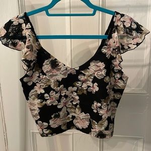Floral Crop Top